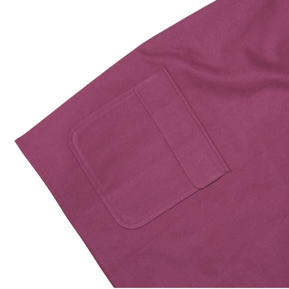 Talbots Skirt Burgundy Cargo Wrap Y2K Style Short w/ Pocket Gorpcore Size 16 - Picture 13 of 15